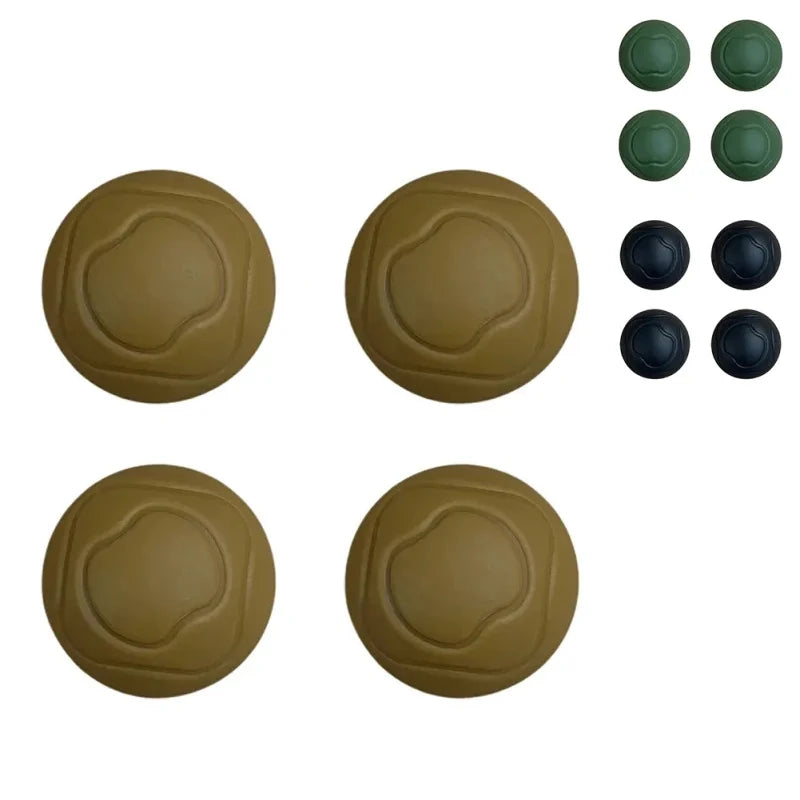 Outdoor camping chair silicone cover anti-slip anti-sink anti-wear moon chair RV camping accessories spring summer autumn winter Peaceful Pleasures Health and Wellness 4PCS beige