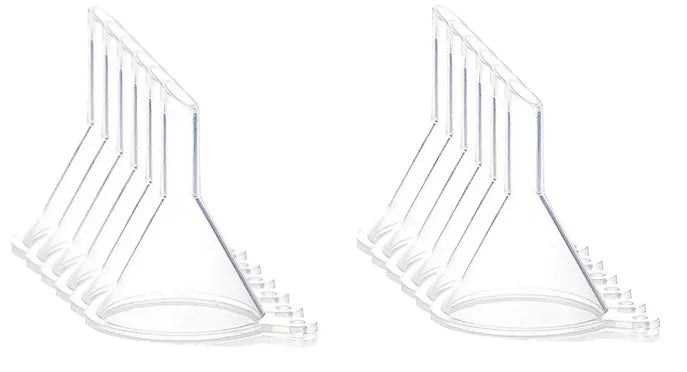 10-Pack Mini Plastic Funnels for Perfume, Oils & Travel