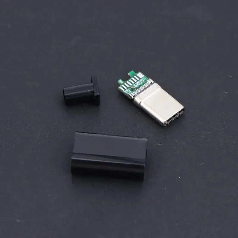 USB-C Male 24P PCB Solder Connector – Fast Charging, 16 Joints