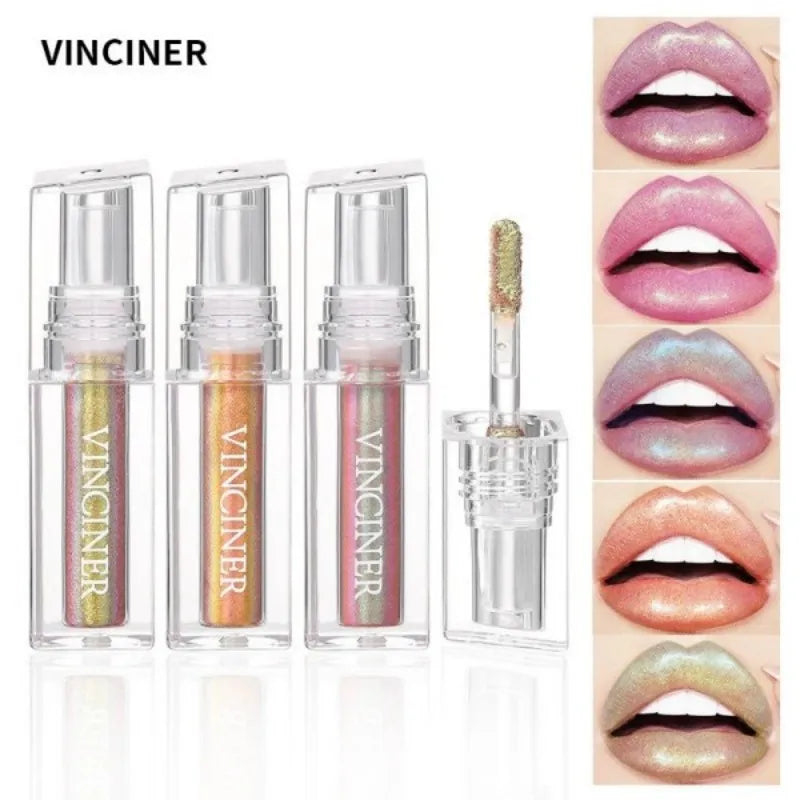 7 magical lip glosses, plump moisturizing and color-changing lip gloss, non-distorted aurora colorful lip gloss Peaceful Pleasures Health and Wellness