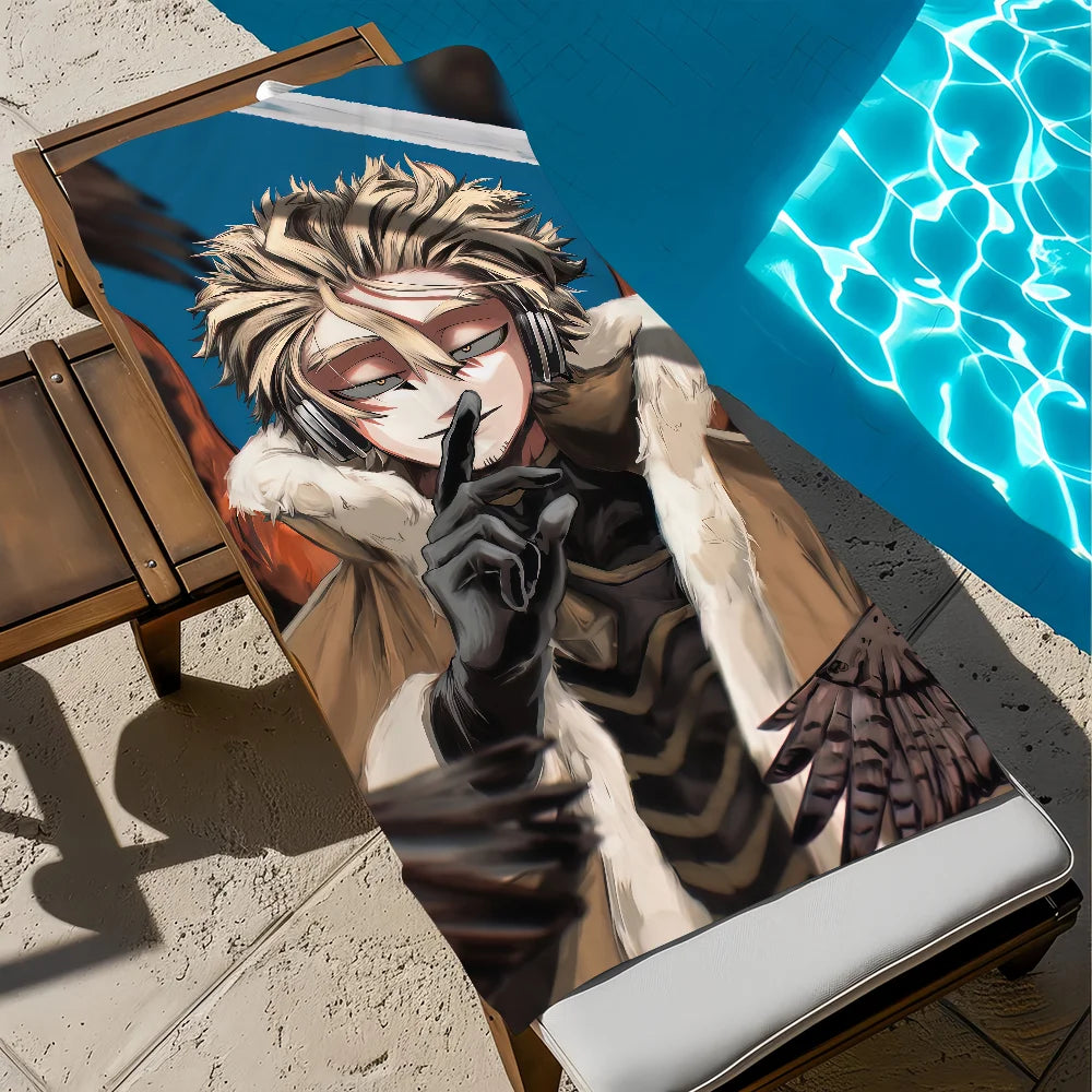 My Hero Academia Hawks Anime Beach Towel | Quick Dry