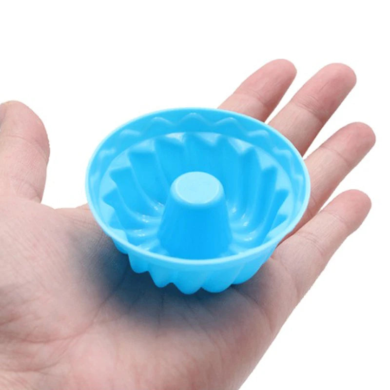 Silicone Cake Cup Mold Nonstick Easy Clean Pastry Mold For Cooking Eggs Baking Muffins Peaceful Pleasures Health and Wellness