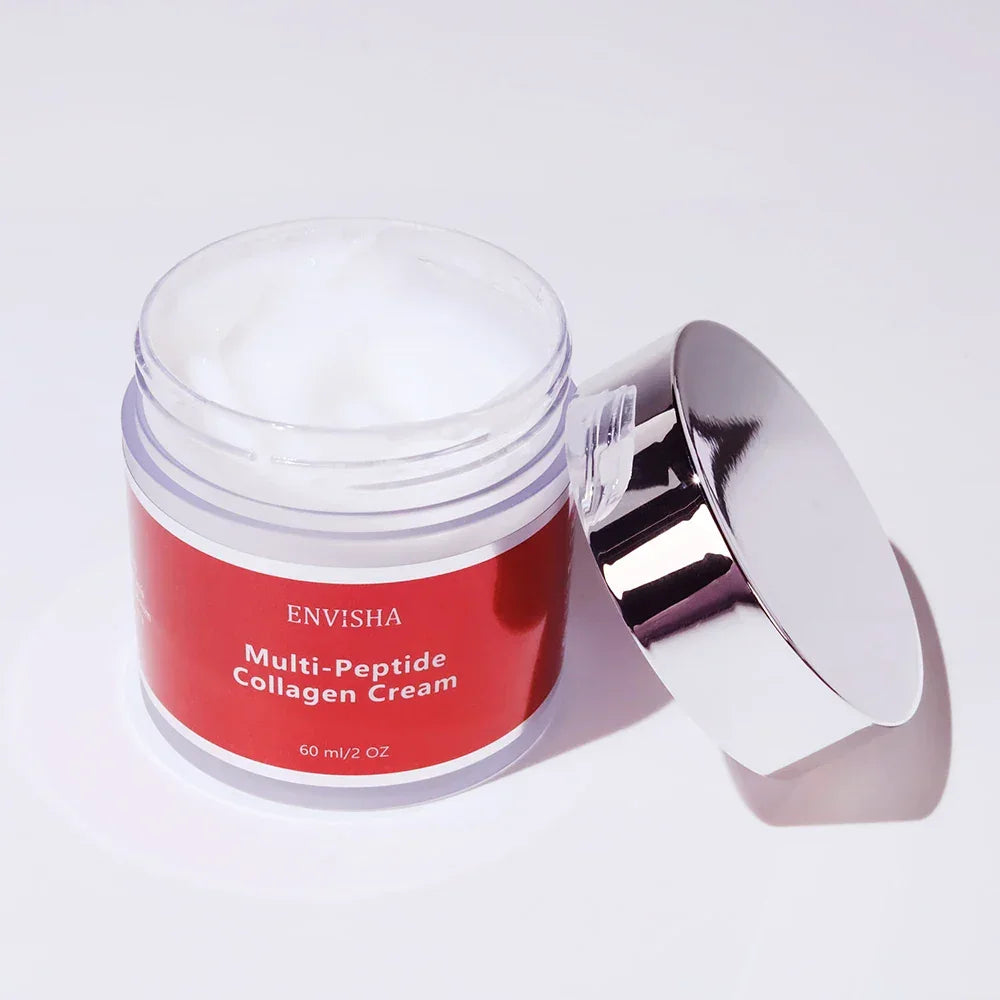 ENVISHA Multi-Peptide Collagen Face Cream – Anti-Aging, 60ml Peaceful Pleasures Health and Wellness