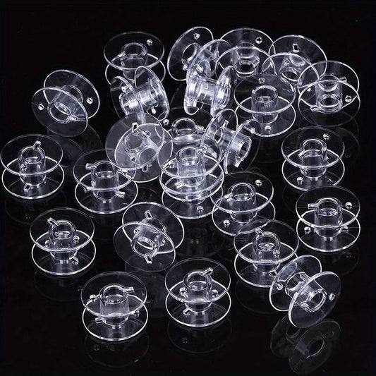 Sewing Bobbins Spools Clear Plastic Machine Storage Box Empty Spool Peaceful Pleasures Health and Wellness