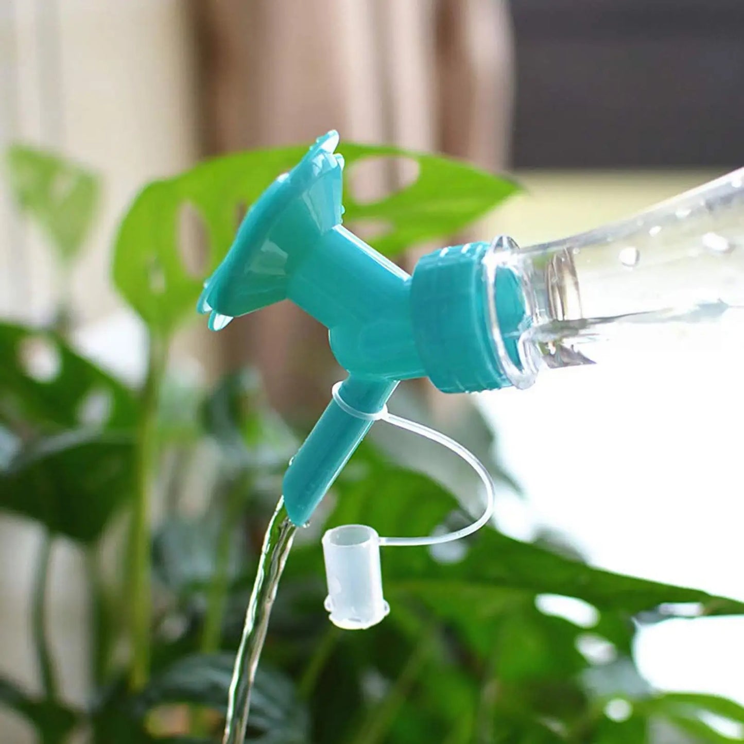 Sunflower Bottle Cap Watering Nozzle – Mist & Stream Sprinkler