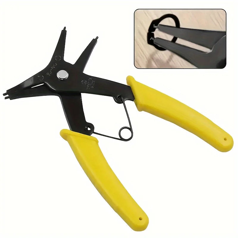 2-in-1 Dual-purpose Snap Ring Pliers Multifunctional Automotive
