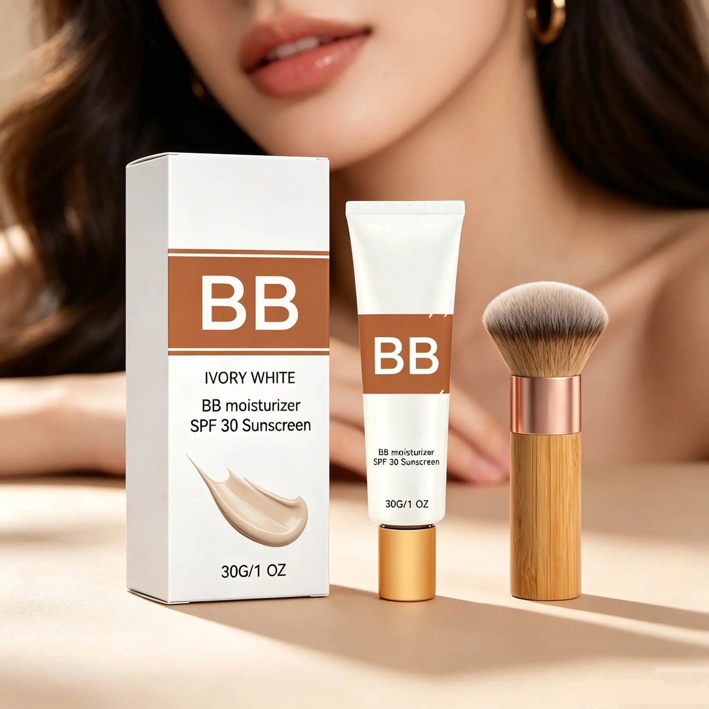 BB Cream SPF 30 Full Coverage Concealer Foundation – 3 Shades