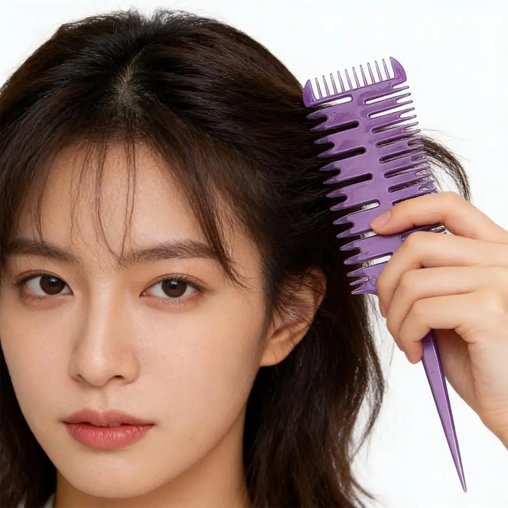 Fishbone Tail Hair Highlighting & Sectioning Comb | Salon Use