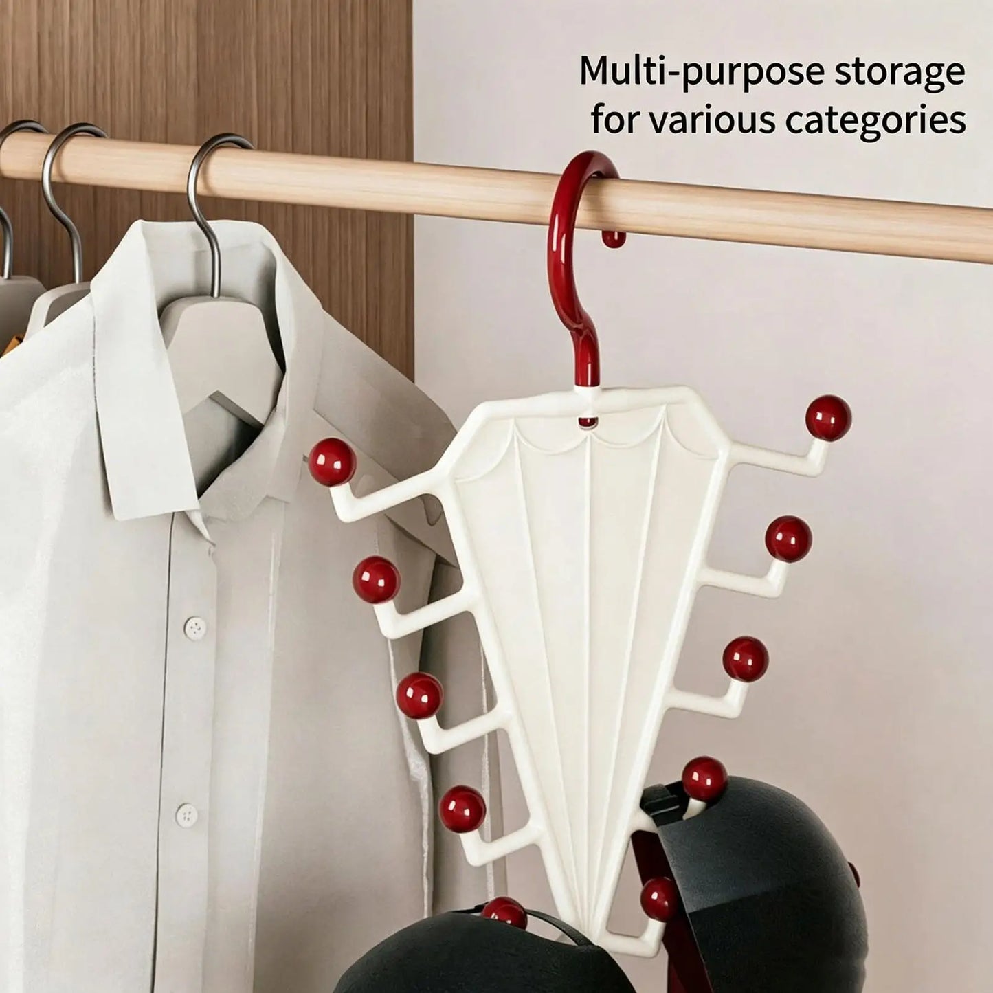 V-Shaped Space Saving Clothes Hanger Double-Sided Clothing Rack Organizer for Pants Skirts Suits Coats, Closet Wardrobe Dorm Peaceful Pleasures Health and Wellness