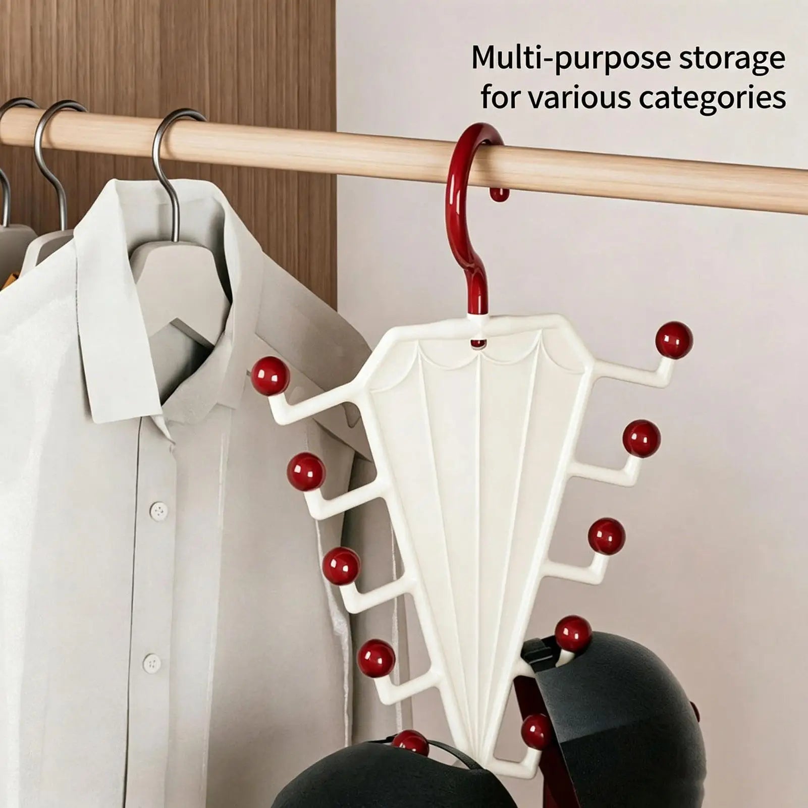 V-Shaped Space Saving Clothes Hanger Double-Sided Clothing Rack Organizer for Pants Skirts Suits Coats, Closet Wardrobe Dorm Peaceful Pleasures Health and Wellness