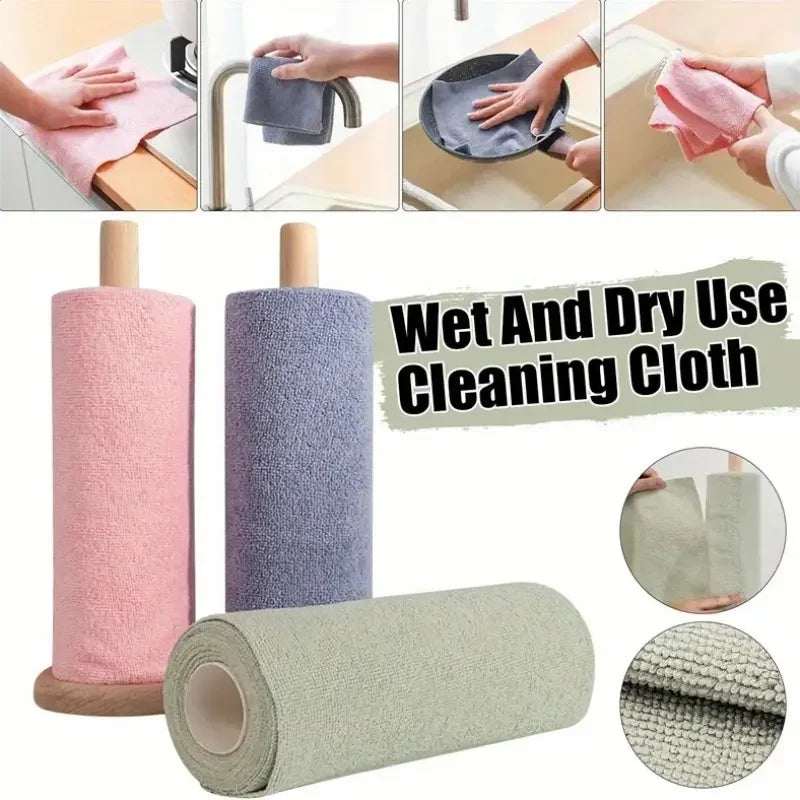 Reusable Microfiber Cleaning Wipes 20 Pack – Machine Washable