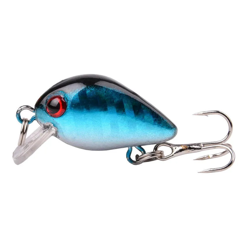 2026 New 3/5/8Pcs Mixed Color Crank Fishing Lure, 2.8cm 1.5g Mini Biomimetic Hard Bait Random Bait Set for Outdoor Fishing Peaceful Pleasures Health and Wellness