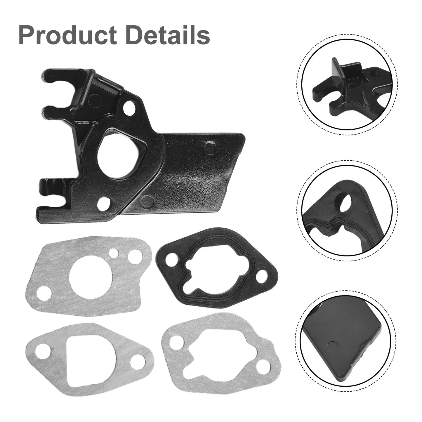 5-Piece Carburetor Gasket Kit for Honda GX200 5.5HP 6.5HP Engine