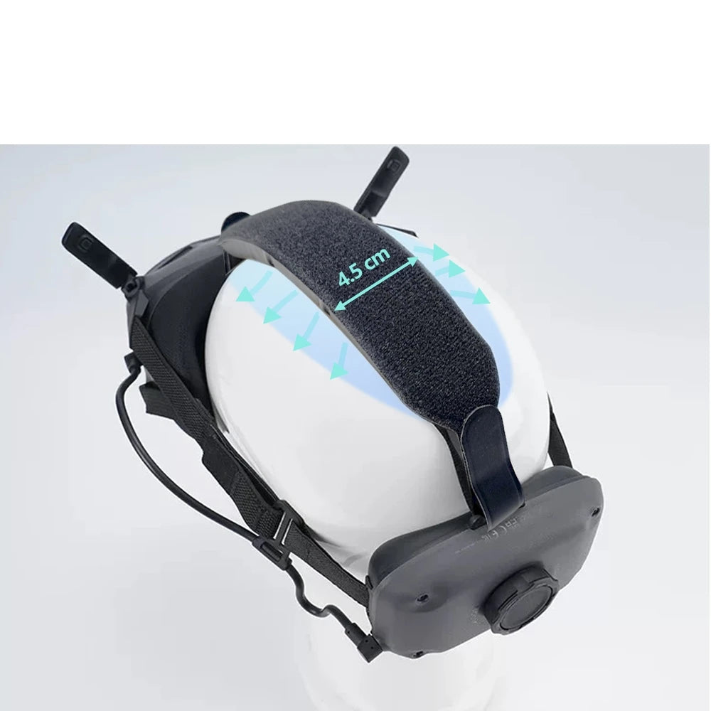 PU Leather Headband For DJI Goggles N3 Easy Protective Headwear Comfort Wear Decompression Protective Strap Accessory Peaceful Pleasures Health and Wellness