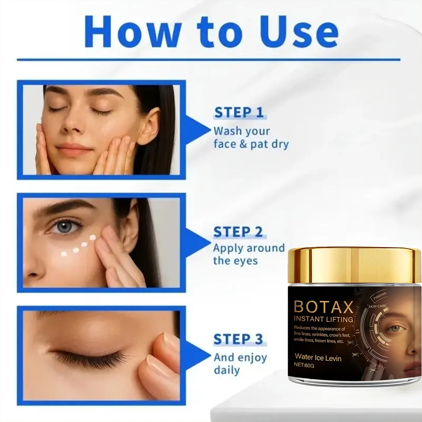 Botax Lifting Firming Cream | Retinol, Hyaluronic Acid & Collagen Firming Face Cream Peaceful Pleasures Health and Wellness