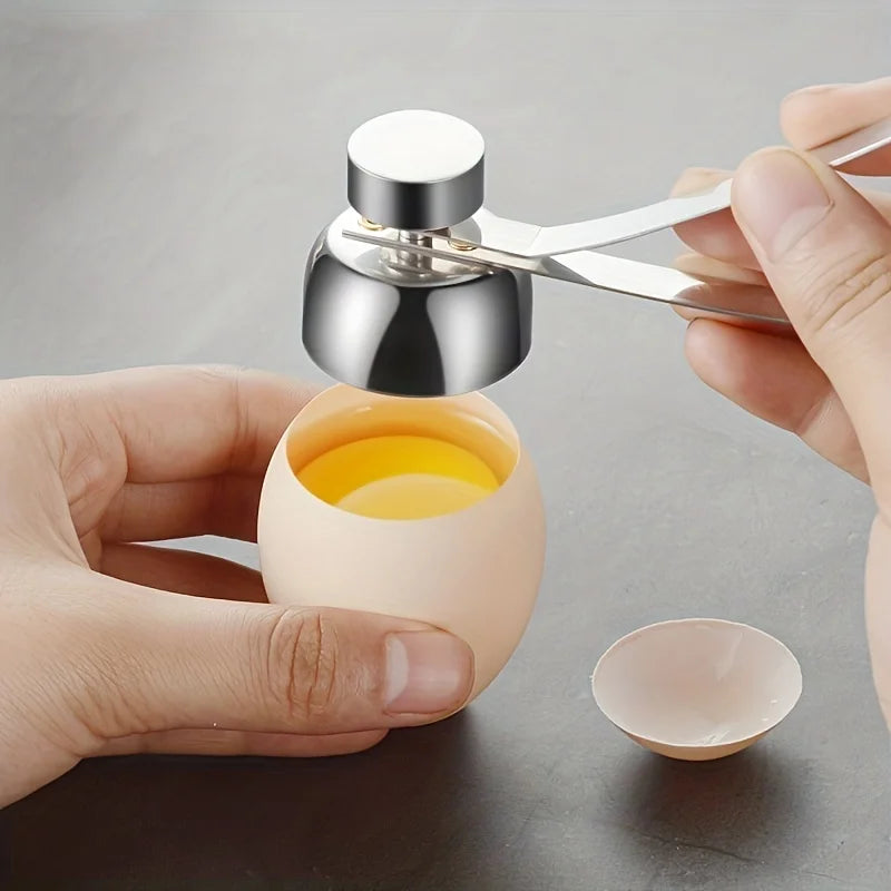 Stainless Steel Egg Topper Cracker & Shell Opener Tool
