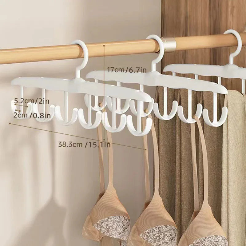 360-degree Rotating Clothes Hanger Holder Sling Scarf Underwear Storage Rack Wardrobe Organizer clothes rack hangers for clothes Peaceful Pleasures Health and Wellness