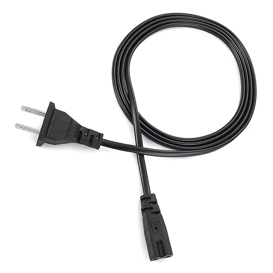 New EU Power Cable 2pin IEC320 C7 US Power Extension Cord For Laptop Charger Printer Radio Ser XBOX Peaceful Pleasures Health and Wellness