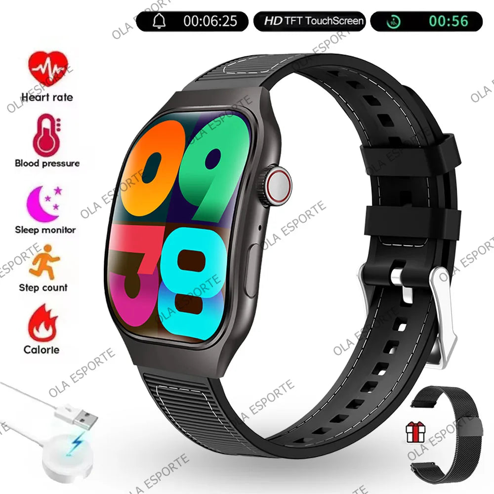 Ola Esporte 2.01" AMOLED Smartwatch – Bluetooth Call & Fitness