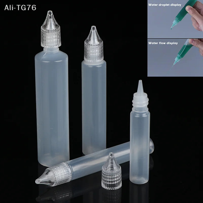 5-Pack Refillable Dropper Bottles 10–50ml | Pen Tip Design