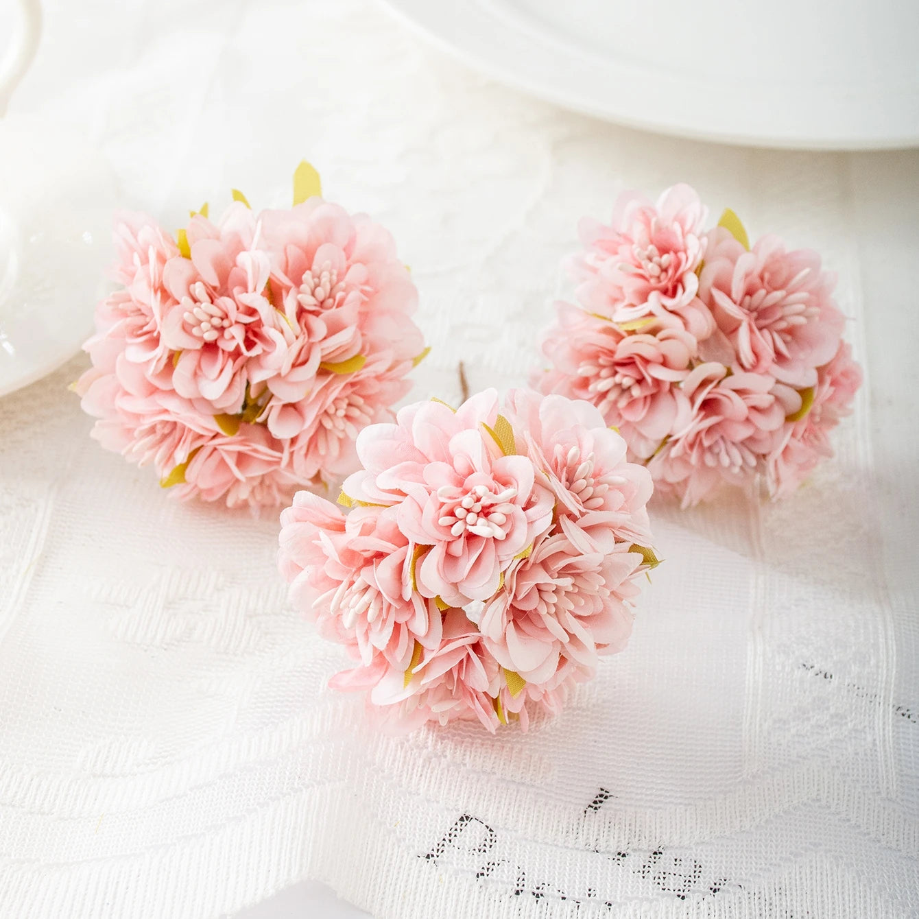 Artificial Silk Mini Rose Bouquets | Wedding & Home Décor
