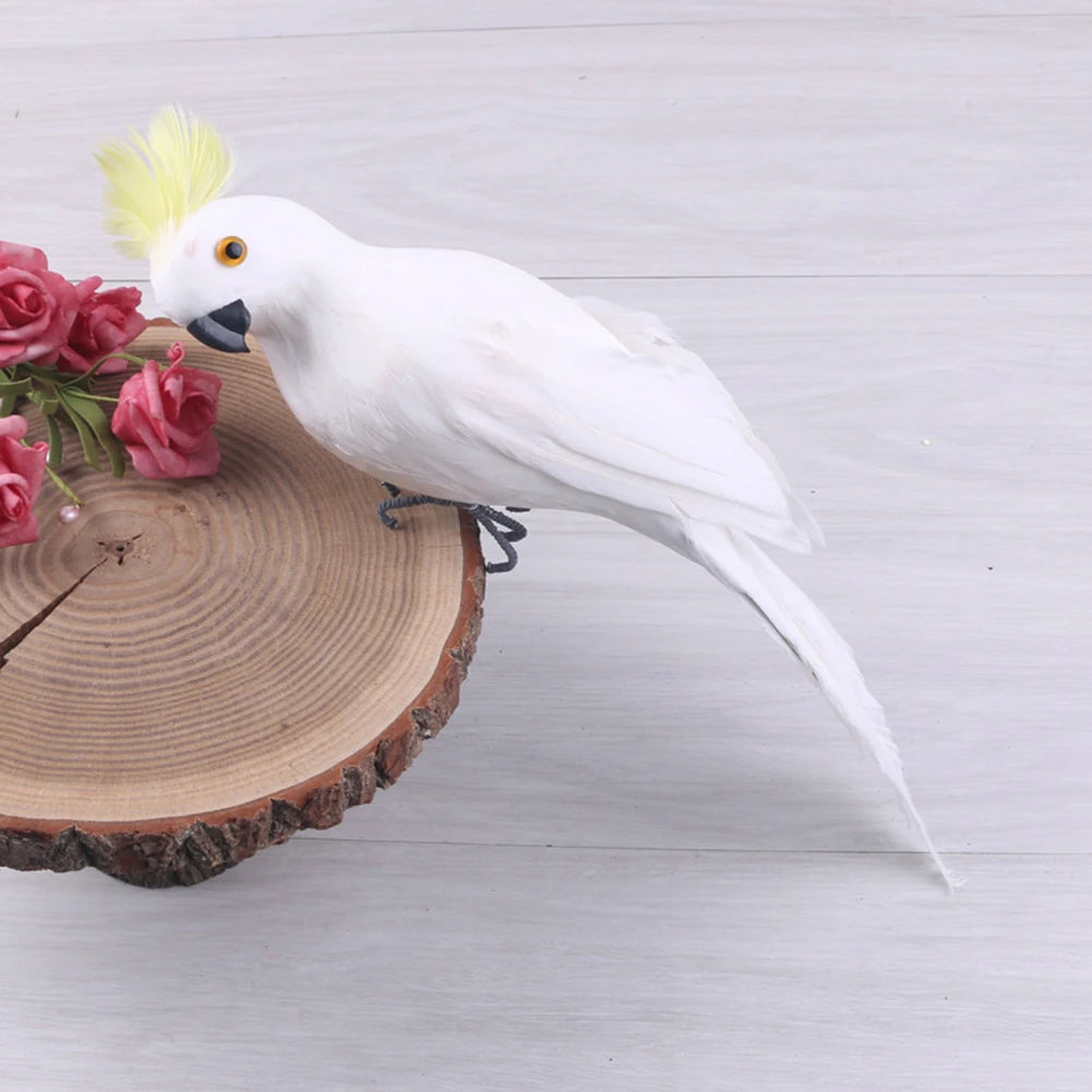D Cor Simulation Parrot Foam Imitation Garden Ornament Artificial