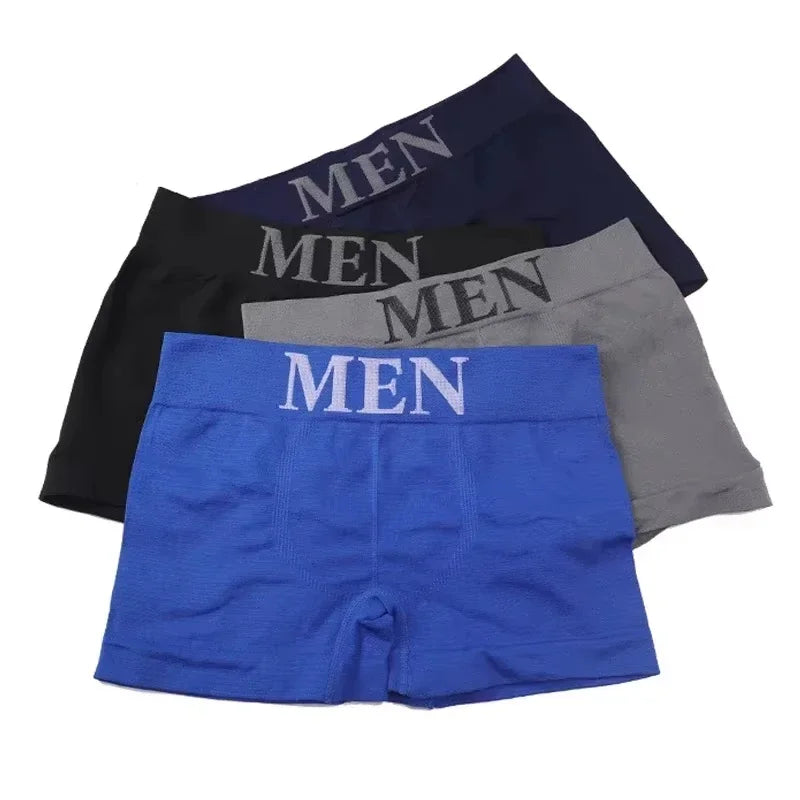 5PCS Men’s High Elastic Breathable Boxer Briefs Comfortable Soft Underwear Solid Color Panties for Daily Wear Peaceful Pleasures Health and Wellness