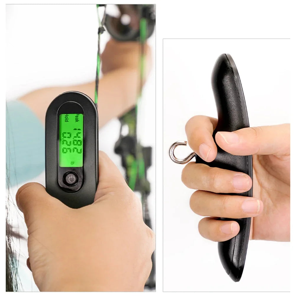 Compound Recurve Bow Measuring Instrument Weighing Tool LED Scale