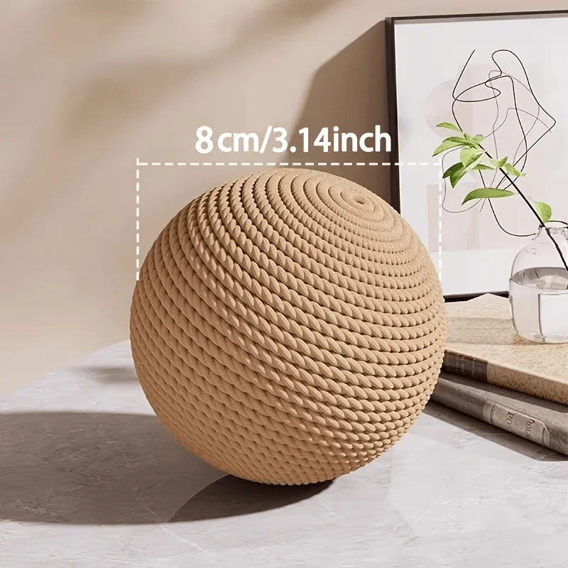 Sisal Cat Ball Toy – Interactive Scratching Balls for Kittens Cat Sisal Toy Ball Peaceful Pleasures Health and Wellness