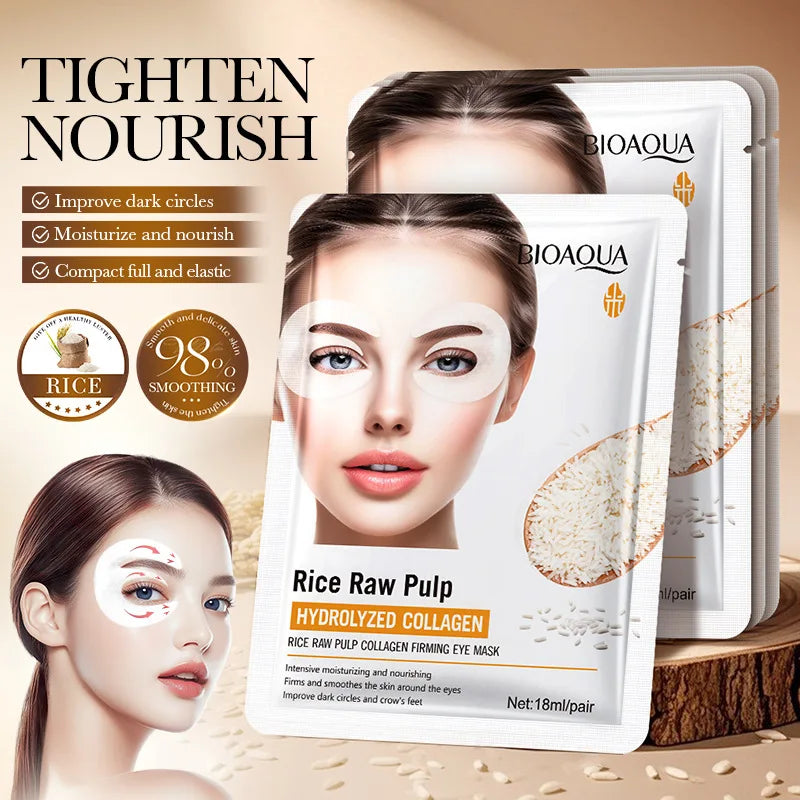 BIOAQUA White Rice Eye Gel Patches – Dark Circles & Wrinkles