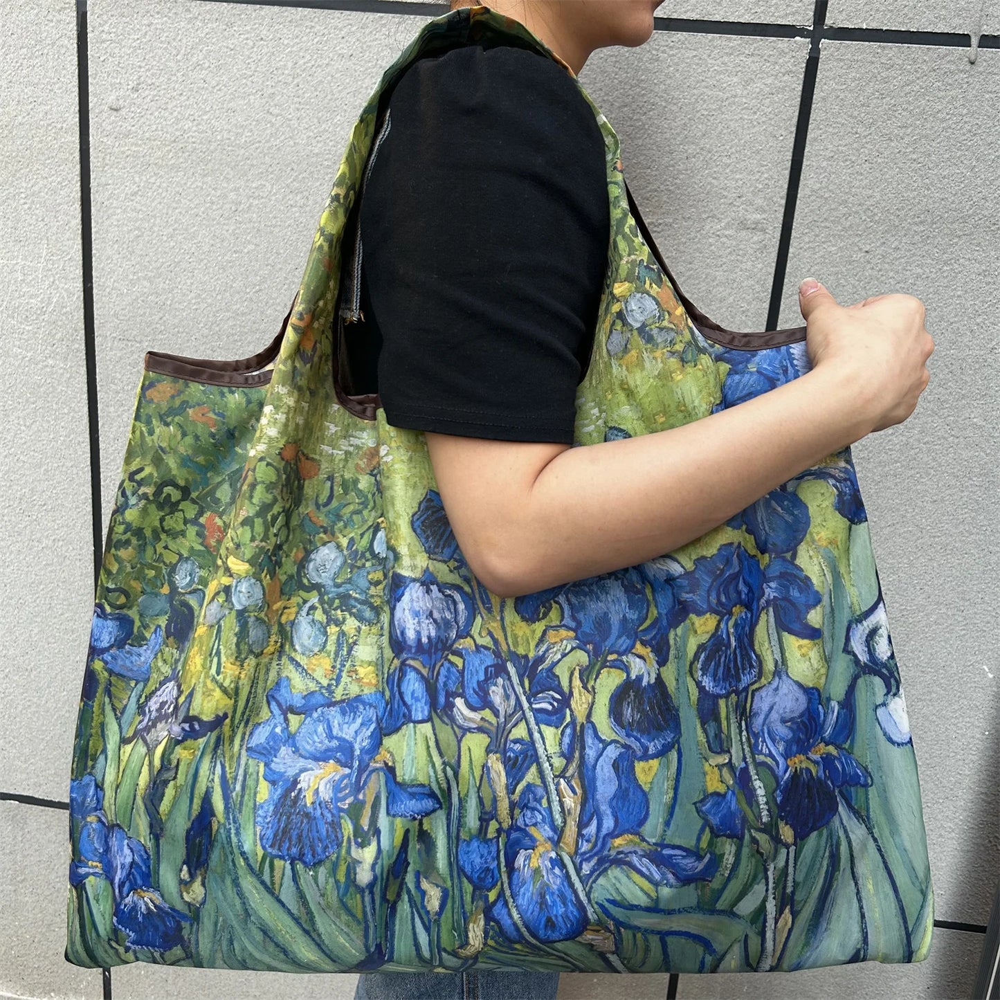 Large Foldable Reusable Nylon Shopping Bag – Travel Tote