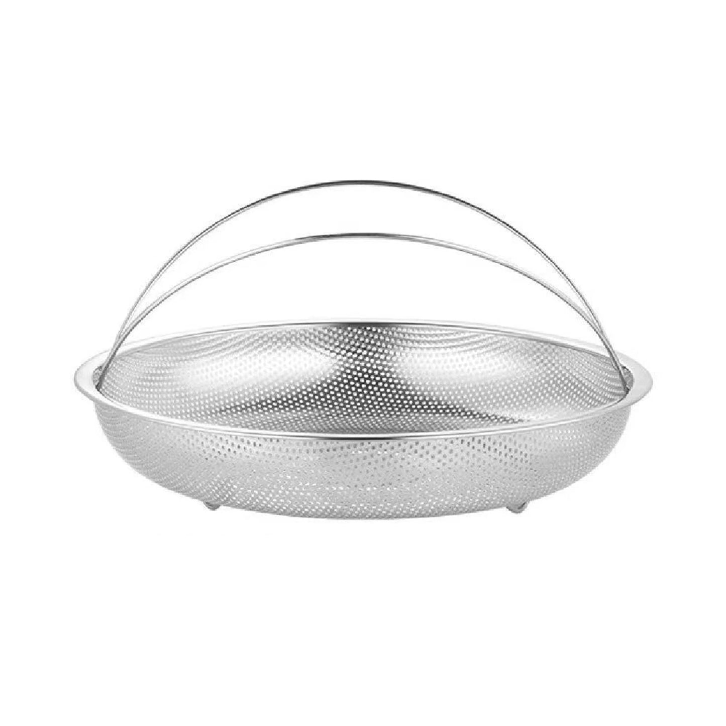 Stainless Steel Steaming Rack & Drain Basket | Multi-Use Steaming Rack Basket Peaceful Pleasures Health and Wellness 22.5cm A