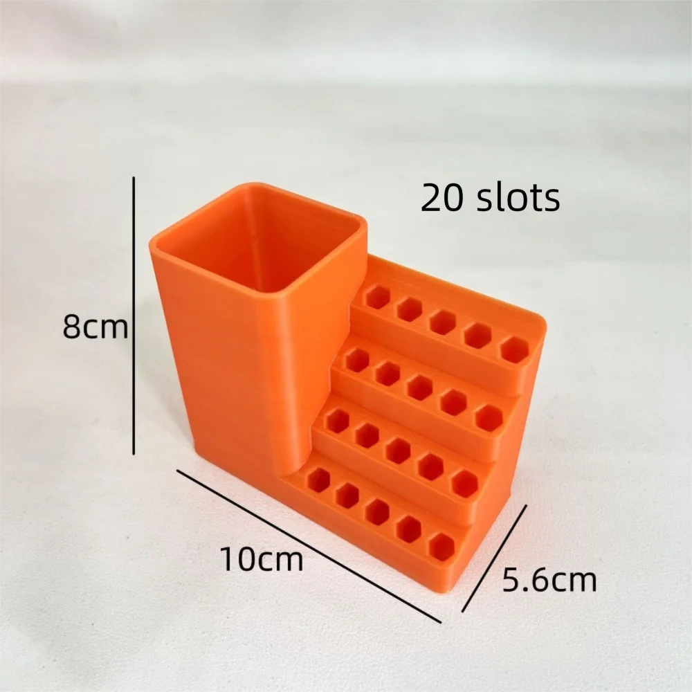 Screwdriver Bit Organizer Rack – 20/25/50/100 Hole Holder