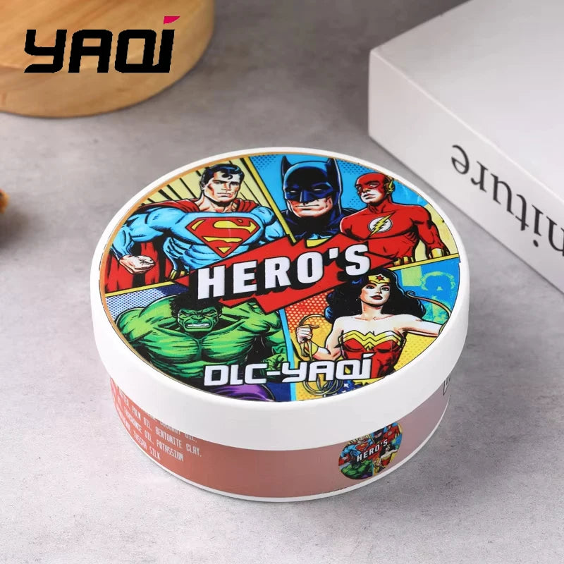 2026 YAQI Flash Sale HERO'S Atisan Shaving Soap for Men 170g Artisanal Lather Softens Beard for Smooth Shave Grooming Essentials Peaceful Pleasures Health and Wellness