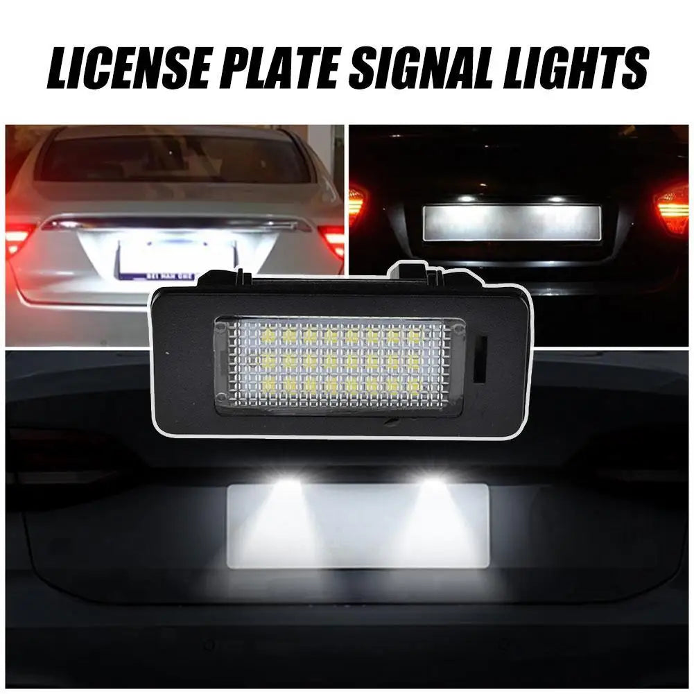 BMW LED License Plate Lights E39 E60 E90 E70 – No Error (2pcs)