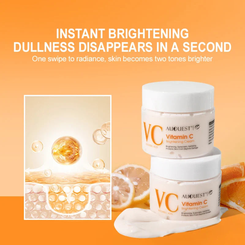 AUQUEST Vitamin C Brightening Face Cream – 50ml | Dark Spots