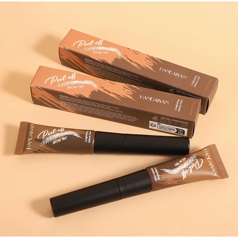 Eyebrow Dye 5-color Peel-off Waterproof Long-lasting Dye Natural And Easy To Color Beginner-friendly Quick-drying Eyebrow Dye Peaceful Pleasures Health and Wellness