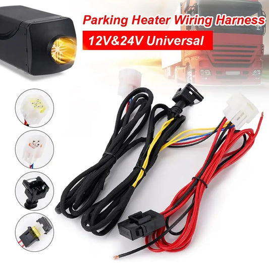 Diesel Parking Heater Wiring Harness 12V 24V | Round & Triangle Heater Wiring Harness Peaceful Pleasures Health and Wellness