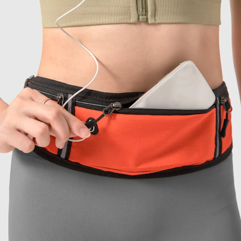 Fitness Cycling Walking Waist Bag Running Phone Bags Unisex Outdoor Equipment Waterproof Invisible Portable Chest Packet Peaceful Pleasures Health and Wellness