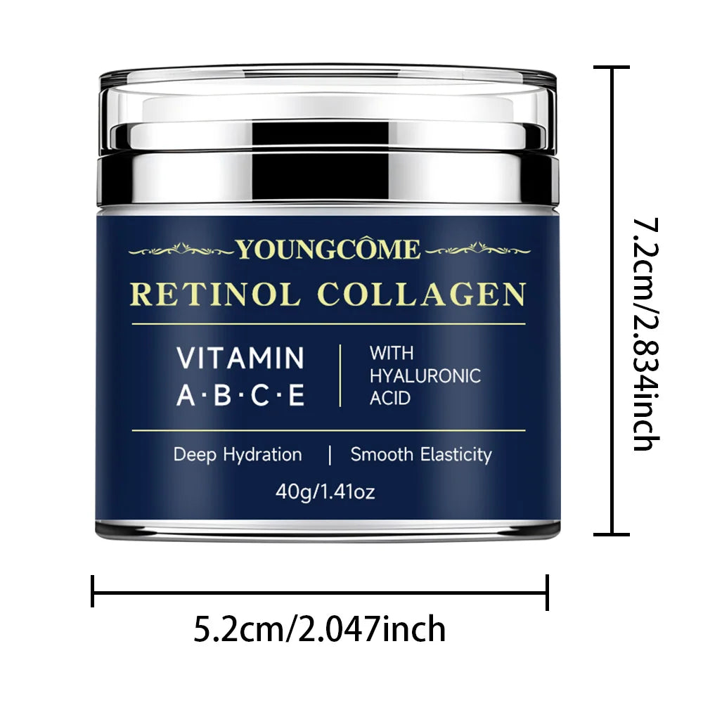 Anti Aging Firming Lifting Fade Fine Lines Whitening Brightening Skin Care Cosmetic Retinol collagen Wrinkle Removing Cream Peaceful Pleasures Health and Wellness 40G