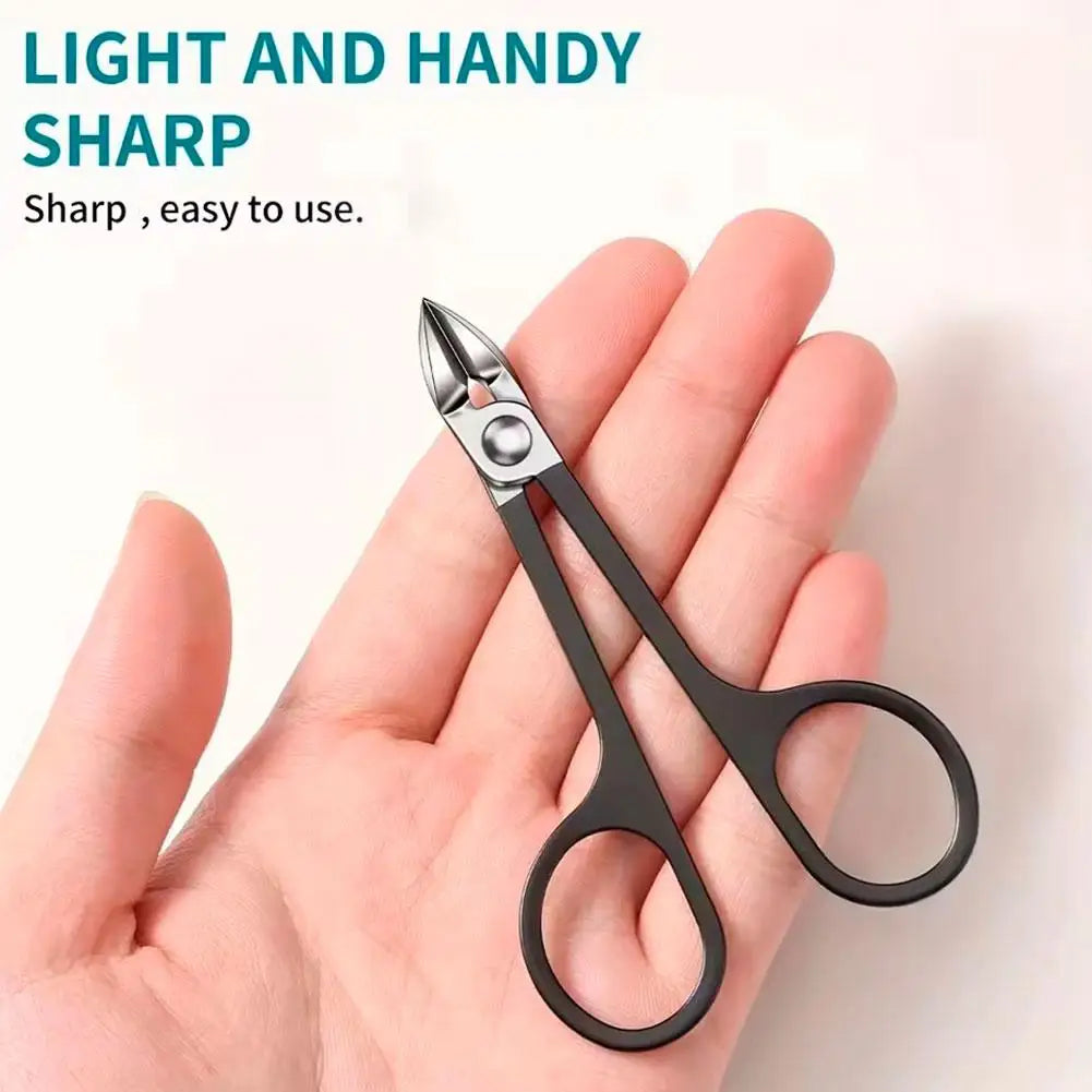 Precision Curved Cuticle Nipper | Stainless Steel Sharp Blades