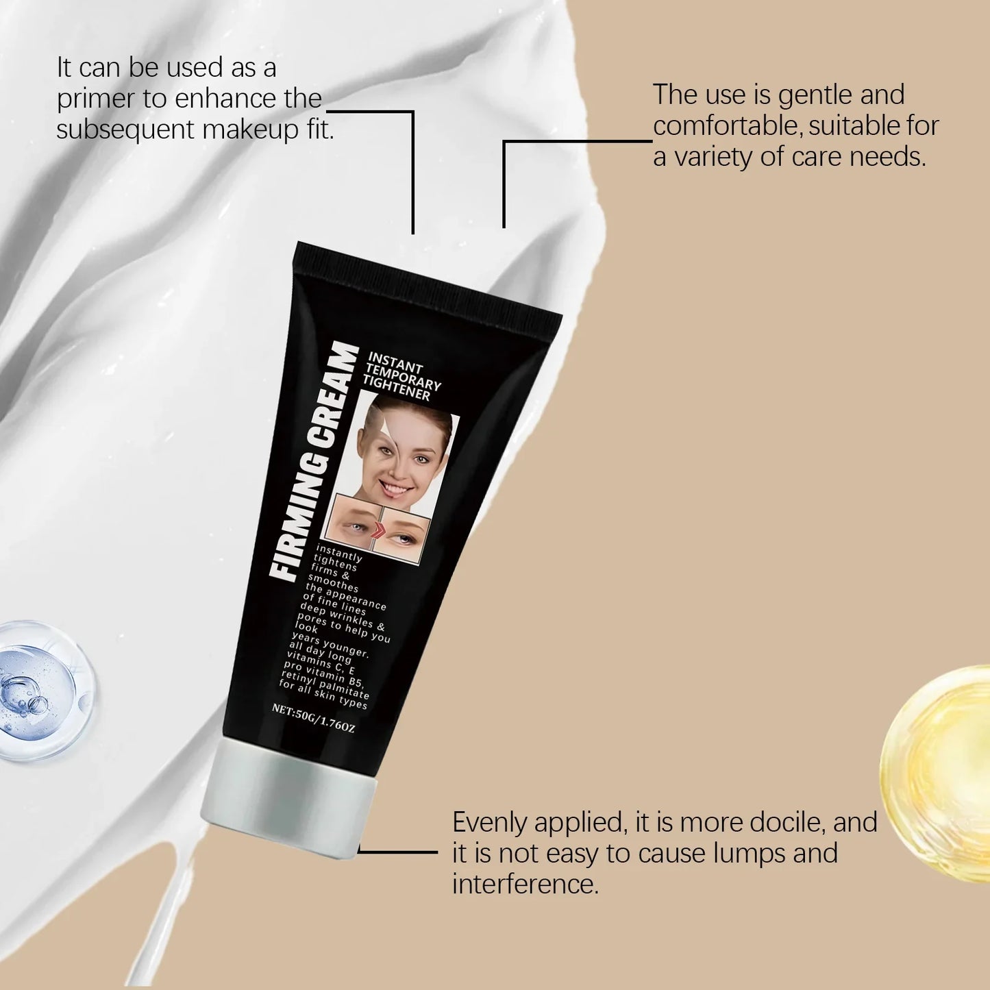 Facial Firming Brightening Cream – Lifting & Smoothing 50g