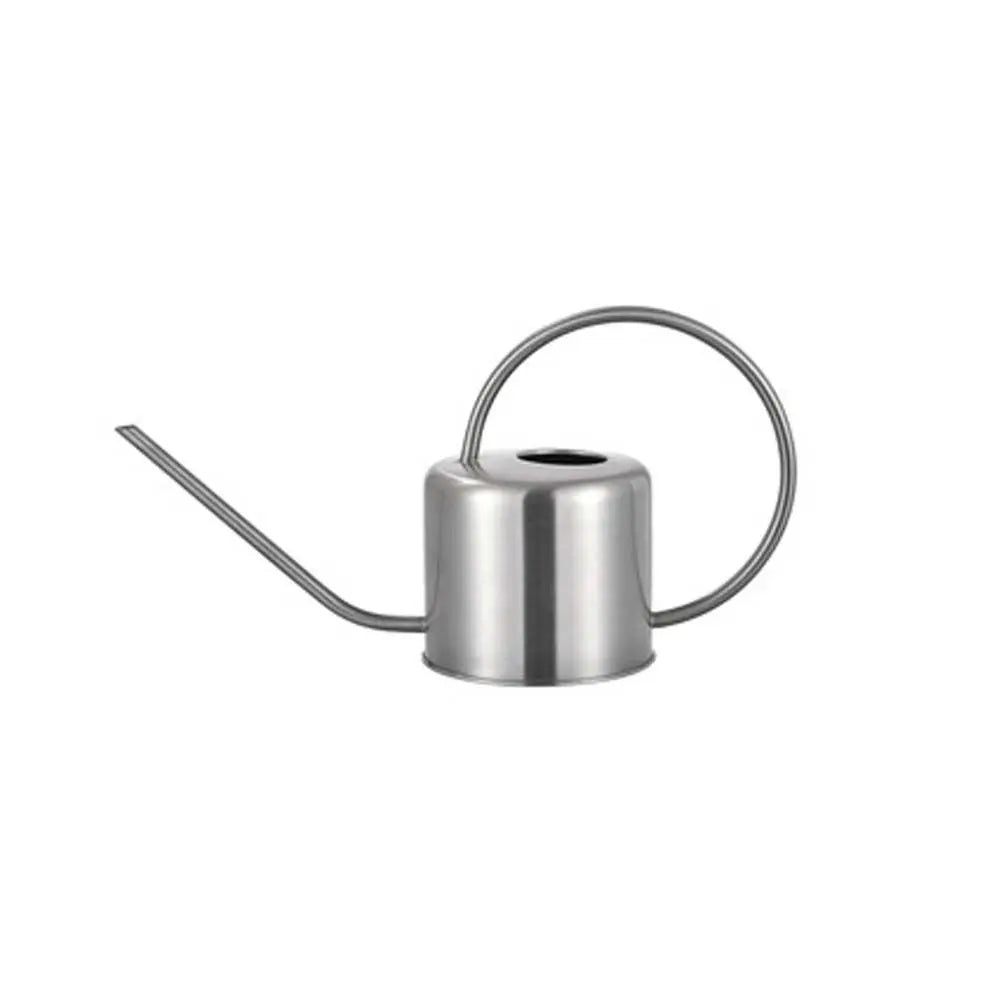 Stainless Steel Watering Can 1.3L Long Nozzle Spray Kettle