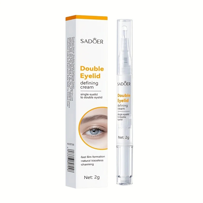 SADOER Double Eyelid Shaping Cream – Waterproof, Long-Lasting