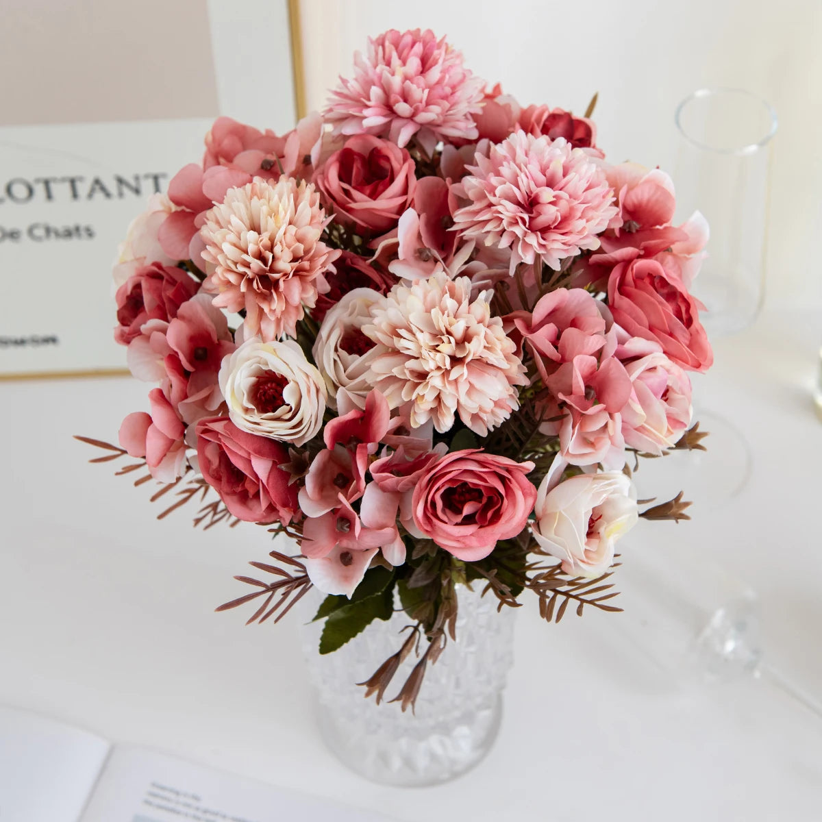 Silk Rose Artificial Flower | Wedding, Home & DIY Décor