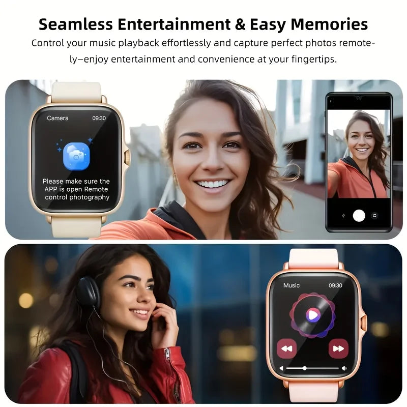 ERUN Smart Watch 1.83" Touchscreen – Call, Sports & Weather
