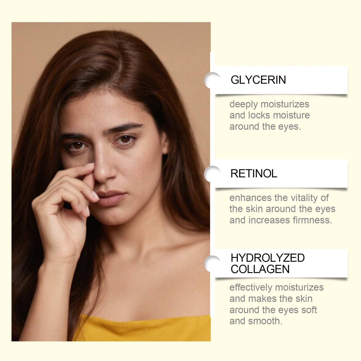 Retinol Eye Cream – Dark Circles, Puffiness & Wrinkles