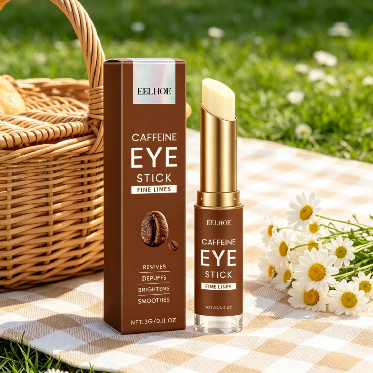 EELHOE Caffeine Eye Stick – Depuff, Firm & Wrinkle Reduction