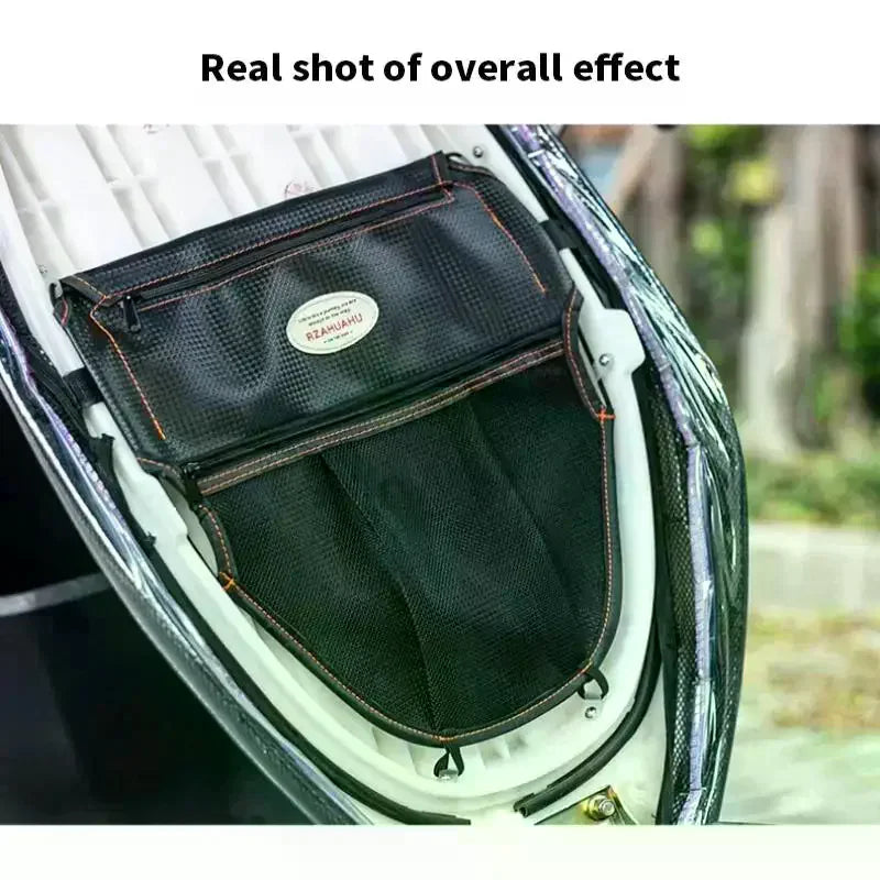 Car Seat Middle Organizer – Zippered Pockets, Large Capacity