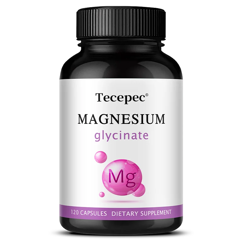 Magnesium Glycinate 1000mg (Equal to 200mg Magnesium) - Pure Magnesium Glycinate Capsules,Chelated for Maximum Absorption Peaceful Pleasures Health and Wellness 120 count-1 bottle